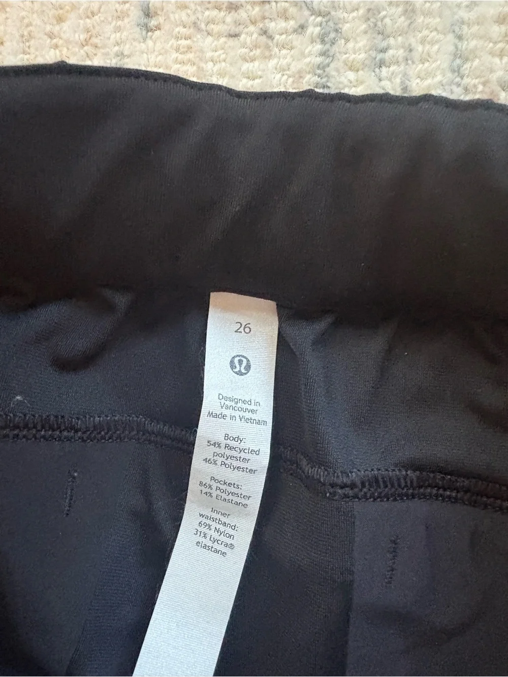 Lululemon Warpstreme High-Rise 7/8 Joggers